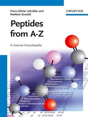 cover image of Peptides from a to Z